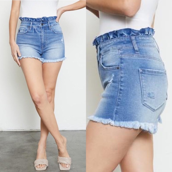 NWT: KanCan Ruffle Top Shorts - Picture 3 of 3